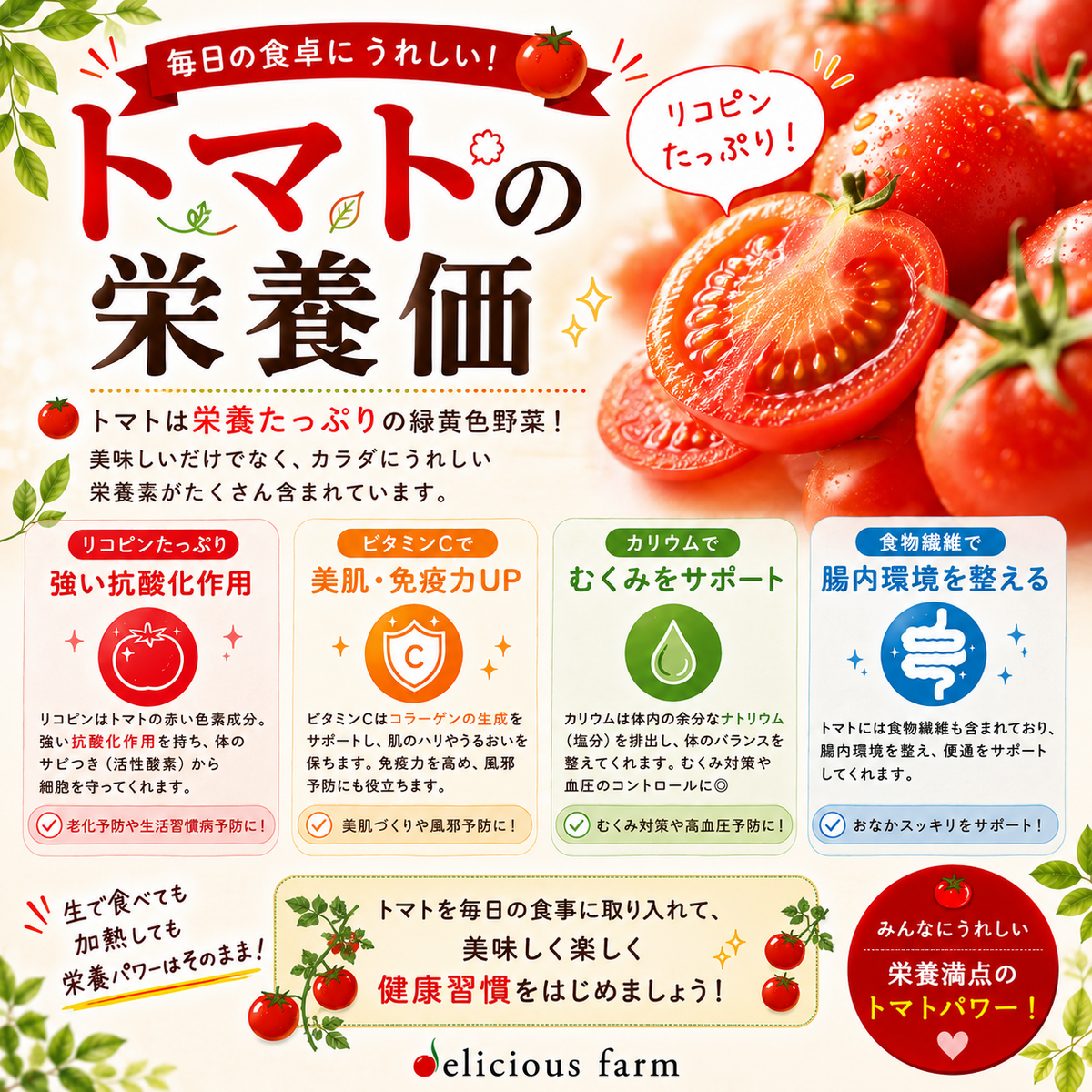 デリシャストマトの缶ジュース30本入り | デリシャスファーム